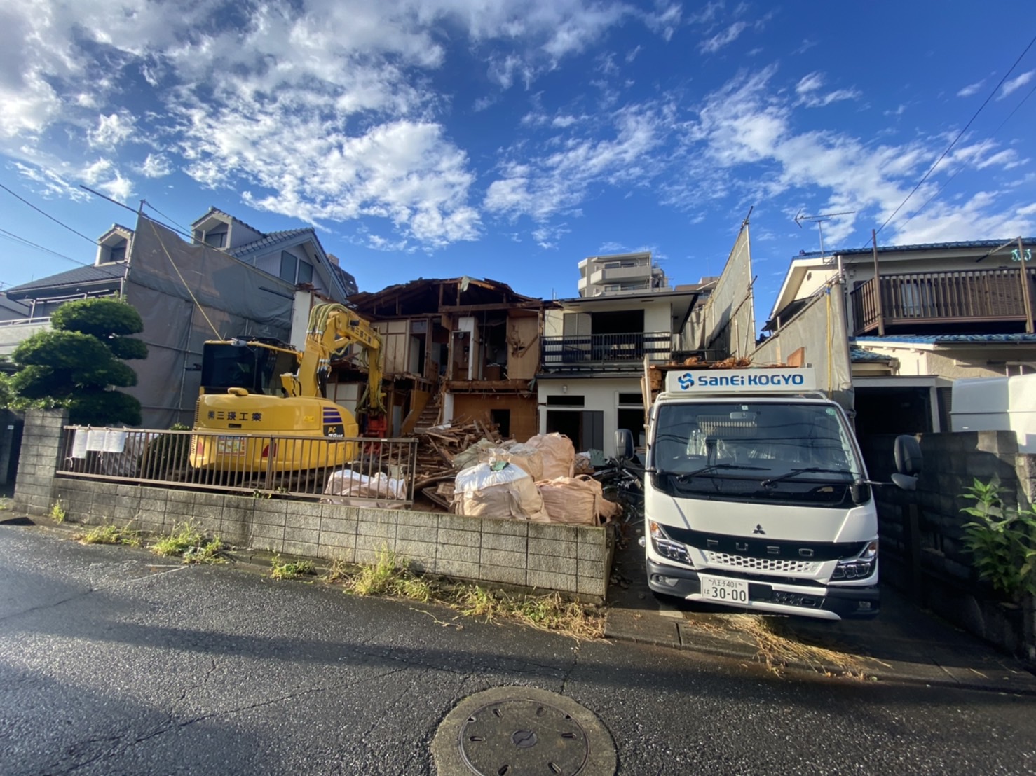 府中市・戸建て住宅解体工事