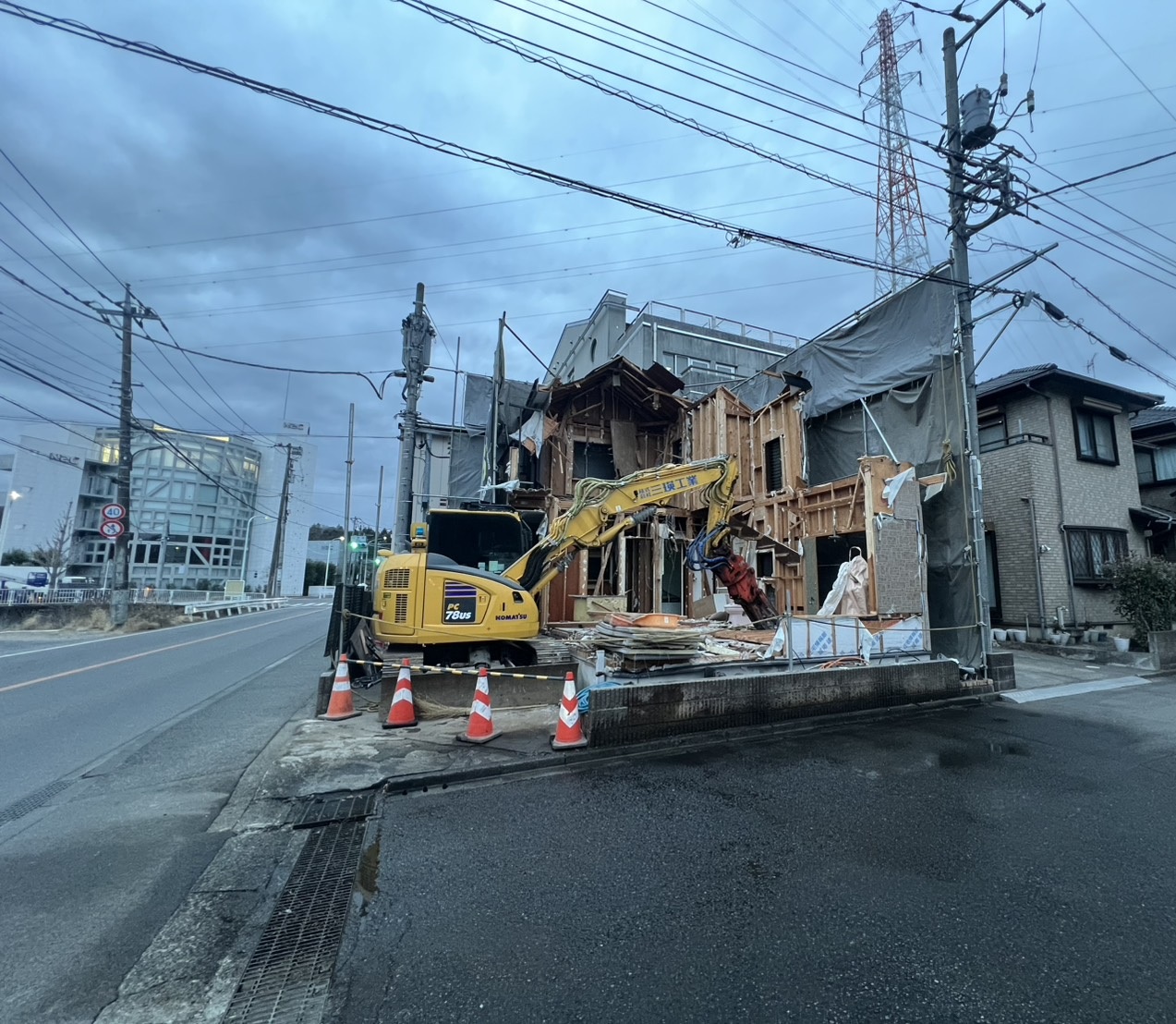 町田市・戸建て住宅解体工事